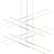 Tik-Tak LED 48 inch Satin White Pendant Ceiling Light