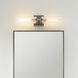 Drew & Jonathan Sarita Sconce Wall Light in Brushed Nickel, Medium