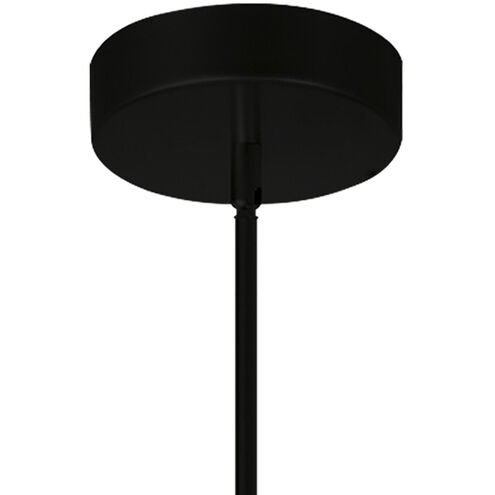 Oskil LED 31 inch Black Chandelier Ceiling Light