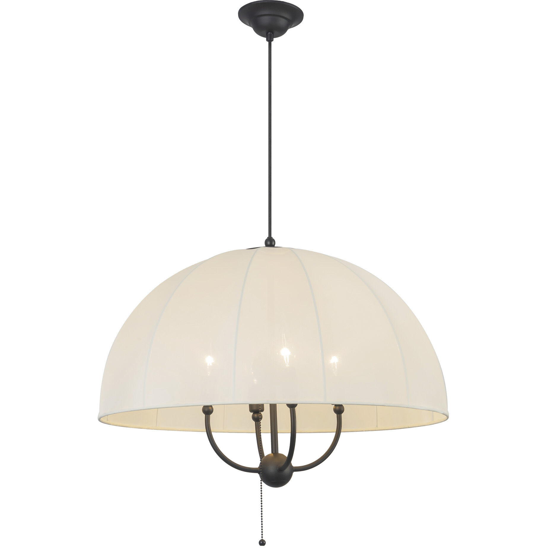 Alora Mood Crosby Pendant Ceiling Light in Matte Black