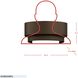 Cannery 2 Light 16 inch Dark Bronze and French Gold Vanity Light Wall Light
