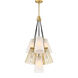 Liana 7 Light 18 inch Brushed Gold Chandelier Ceiling Light