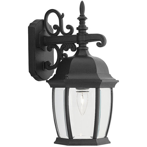 Tiverton 1 Light 16 inch Black Outdoor Wall Lantern