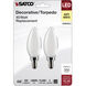 Lumos LED Candelabra 4 watt 120 3000K LED Filament, LED Filament