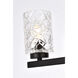 Cassie 4 Light 32 inch Black Bath Sconce Wall Light
