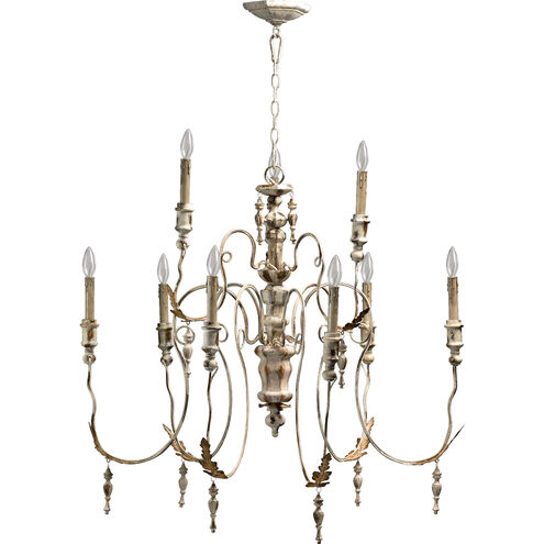 Salento 9 Light 32 inch Persian White Chandelier Ceiling Light