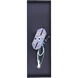 Madison 1 Light 4 inch Black Wall Light