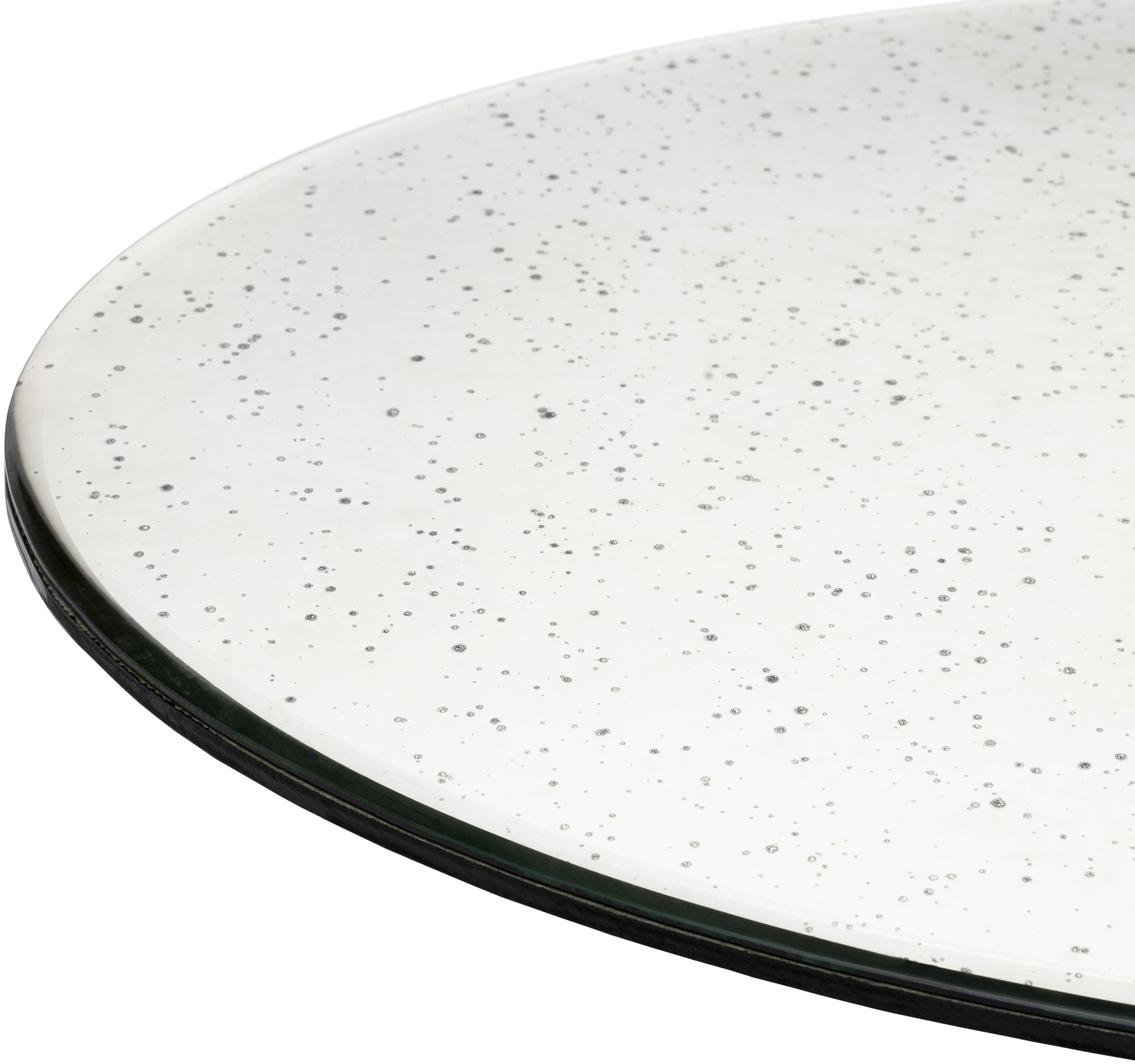 Crystalline 35.4 X 15.4 inch Ivory Mirror in 35 x 15, Oval