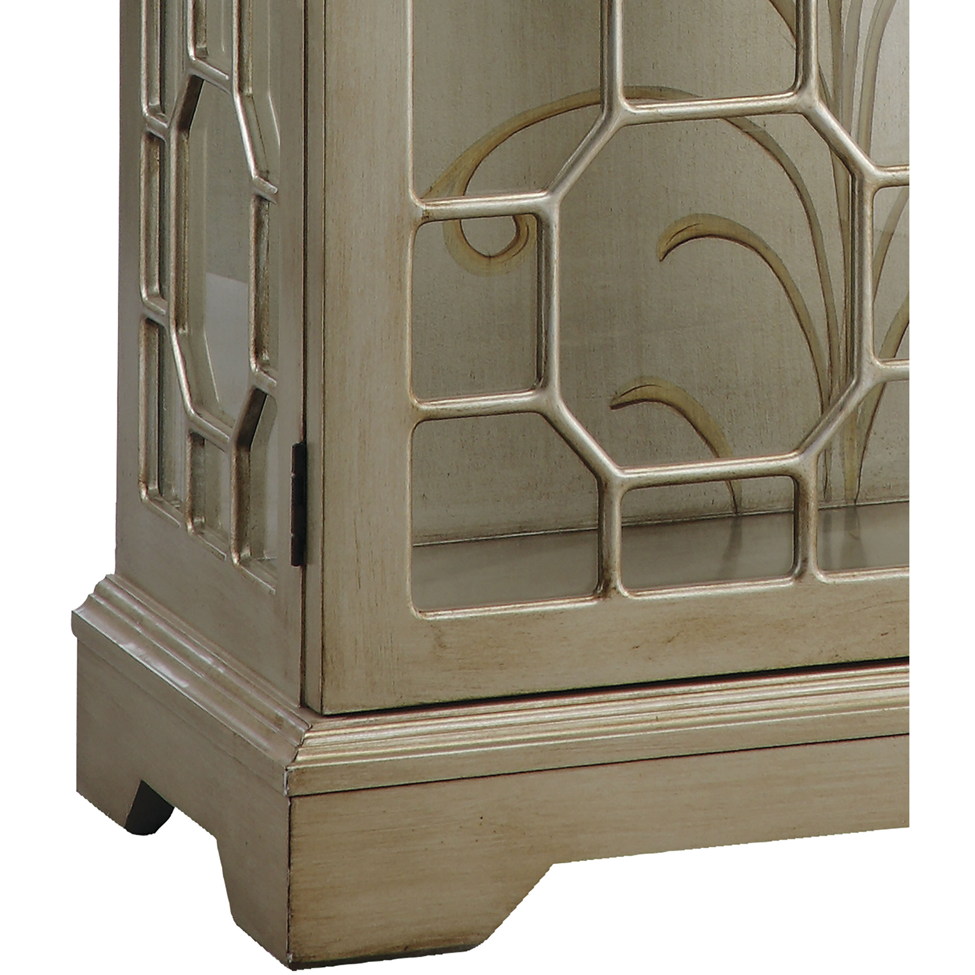 Diana Silver with Clear Cabinet