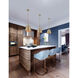 Alexis 1 Light 11 inch Burnished Brass and Gold Pendant Ceiling Light