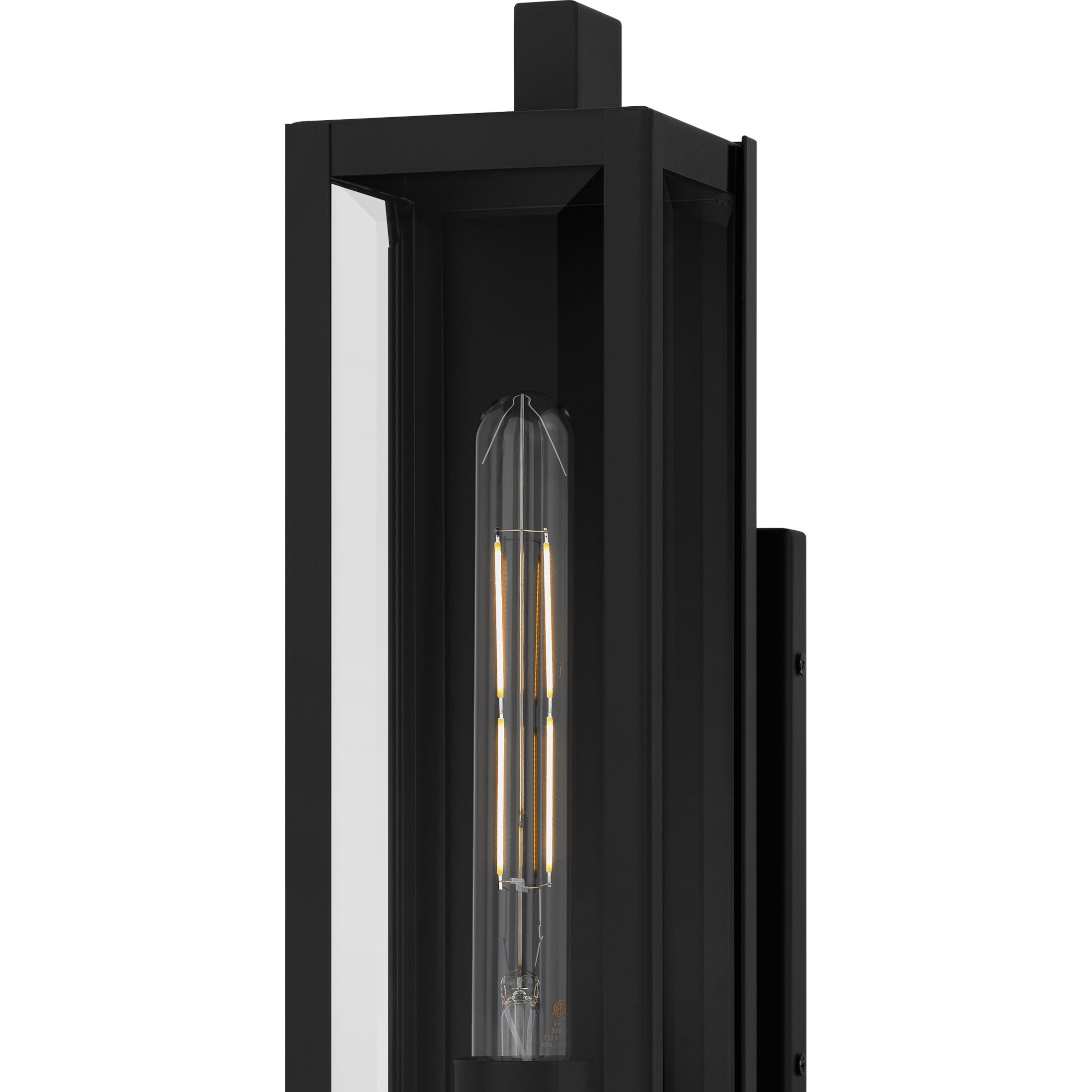 Dale 1 Light 20 inch Matte Black Outdoor Wall Lantern, Medium