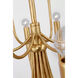 Julie Neill Acadia LED 52 inch Antique Gold Leaf Chandelier Ceiling Light, Grande