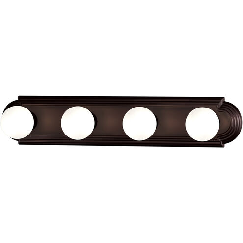 Essentials - 712x 4 Light 24 inch Oil Rubbed Bronze Bath Light Wall Light