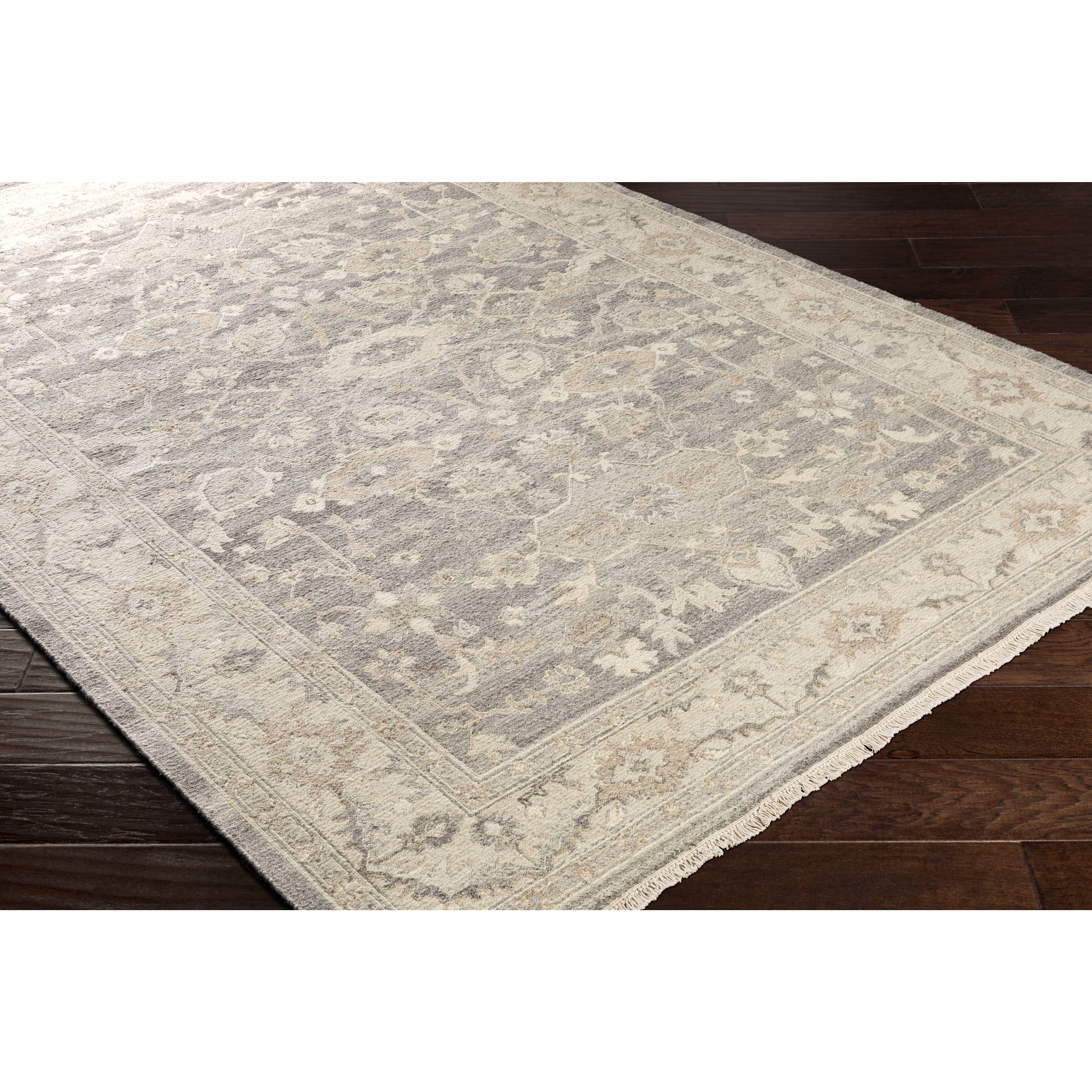 Soumek 120 X 30 inch Medium Gray Rug in 2.5 X 10, Runner