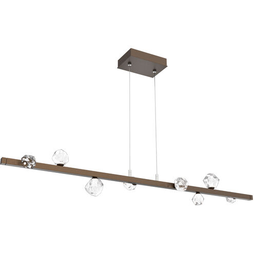 Stella LED 54 inch Flat Bronze Linear Pendant Ceiling Light