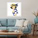 Figurative Collection Lacquered White Wood Shadow Box Style Framed Art