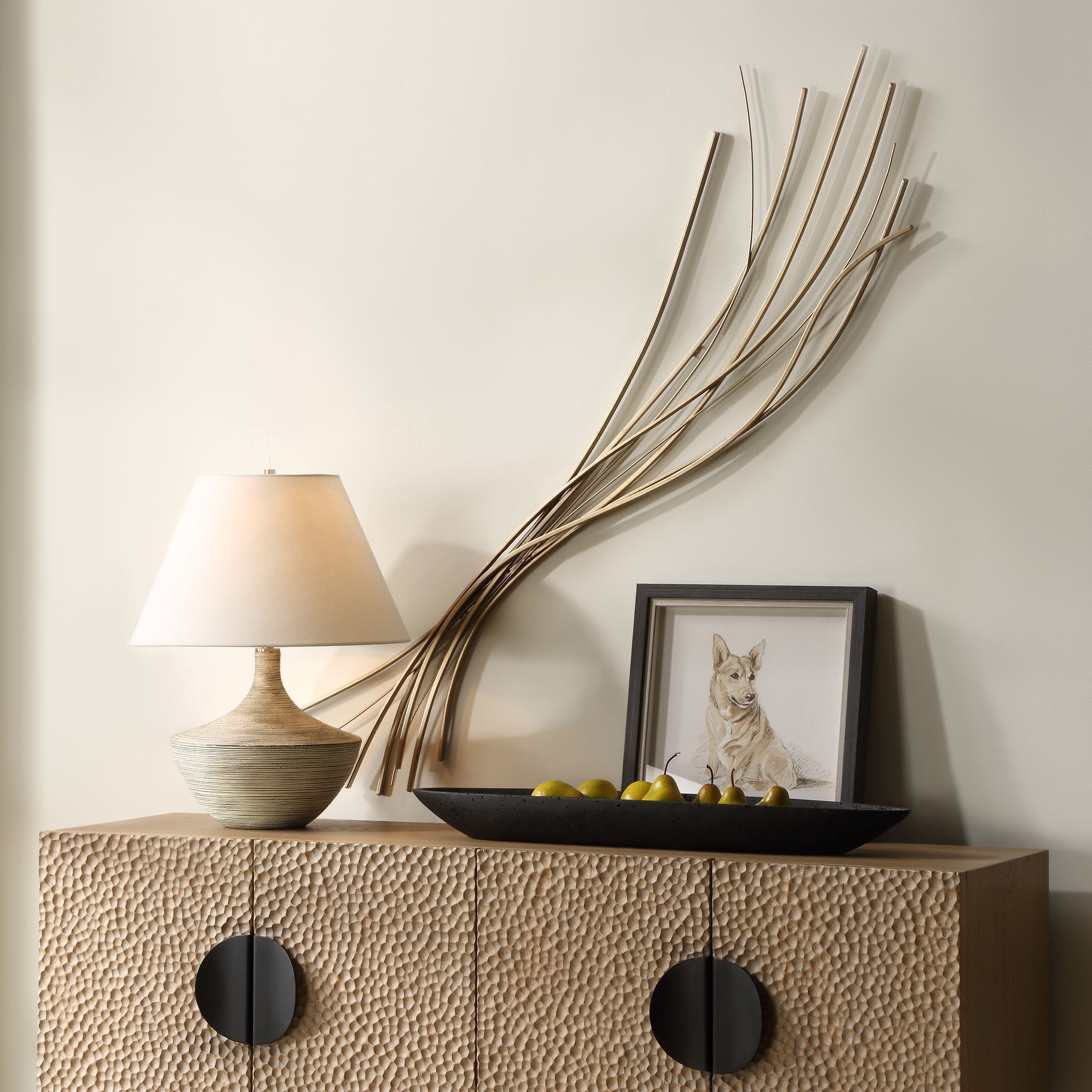 Frequencies 52.75 X 12.25 inch Metal Wall Decor