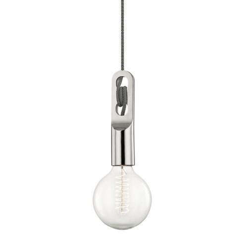 Angela 1 Light 5 inch Polished Nickel Pendant Ceiling Light