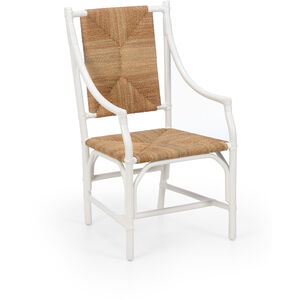 Chelsea House White Lacquer/Natural Chair