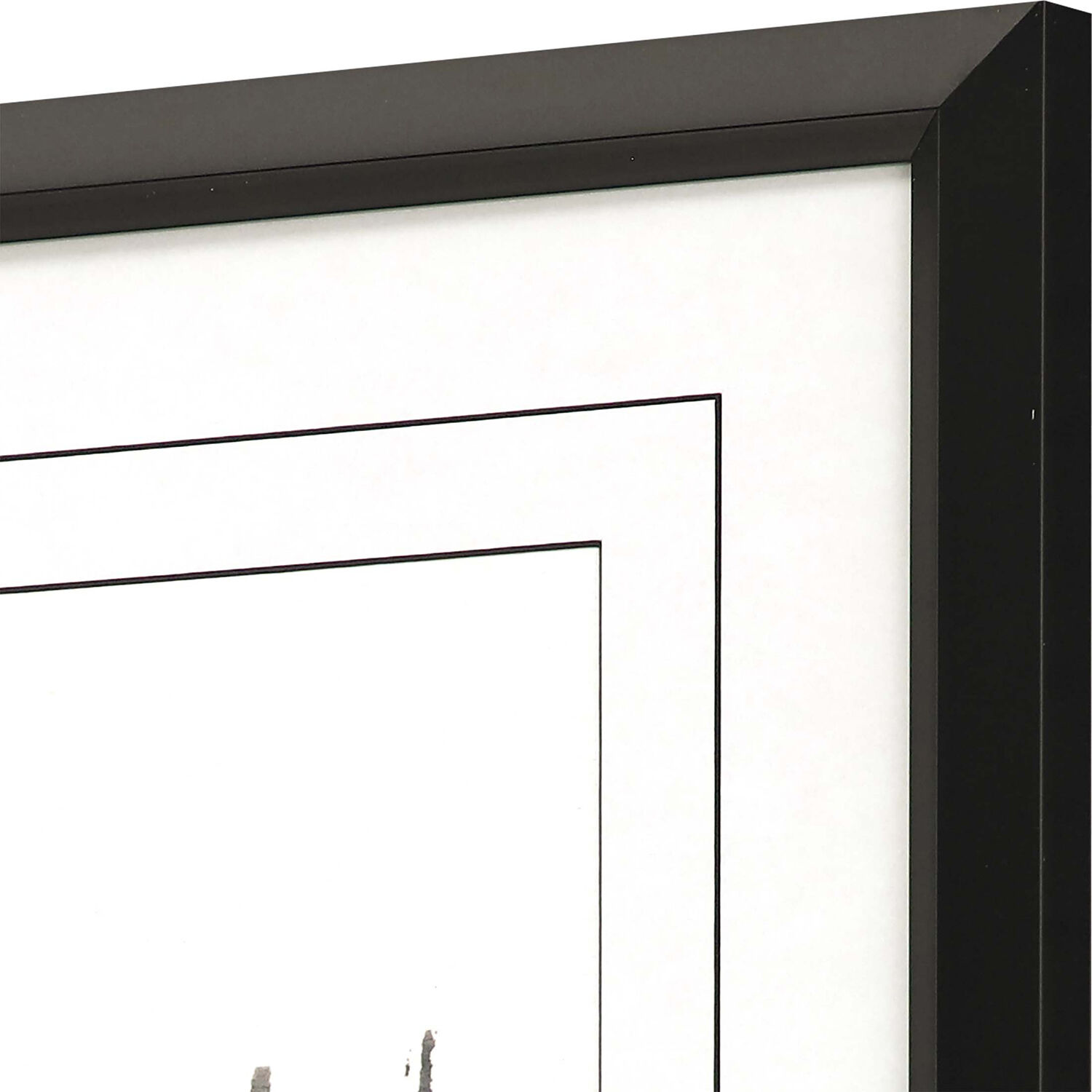 Geometrics Neutral and Black and White Framed Art