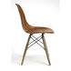 Industrial Chic Orson  Brown Leather Accent Chair