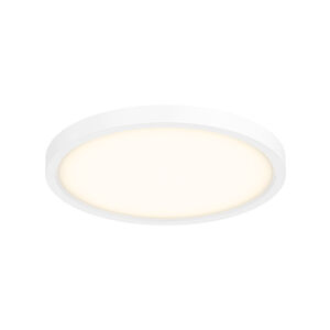 Slim 2 inch White Flush Mount Ceiling Light, Round