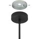 Manhattan LED 1.25 inch Matte Black Pendant Ceiling Light