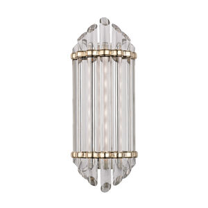 Albion LED 6.5 inch Aged Brass Bath and Vanity Wall Light