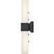 Lisa McDennon Cotes 2 Light 4.5 inch Painted Black Oxide Sconce Wall Light