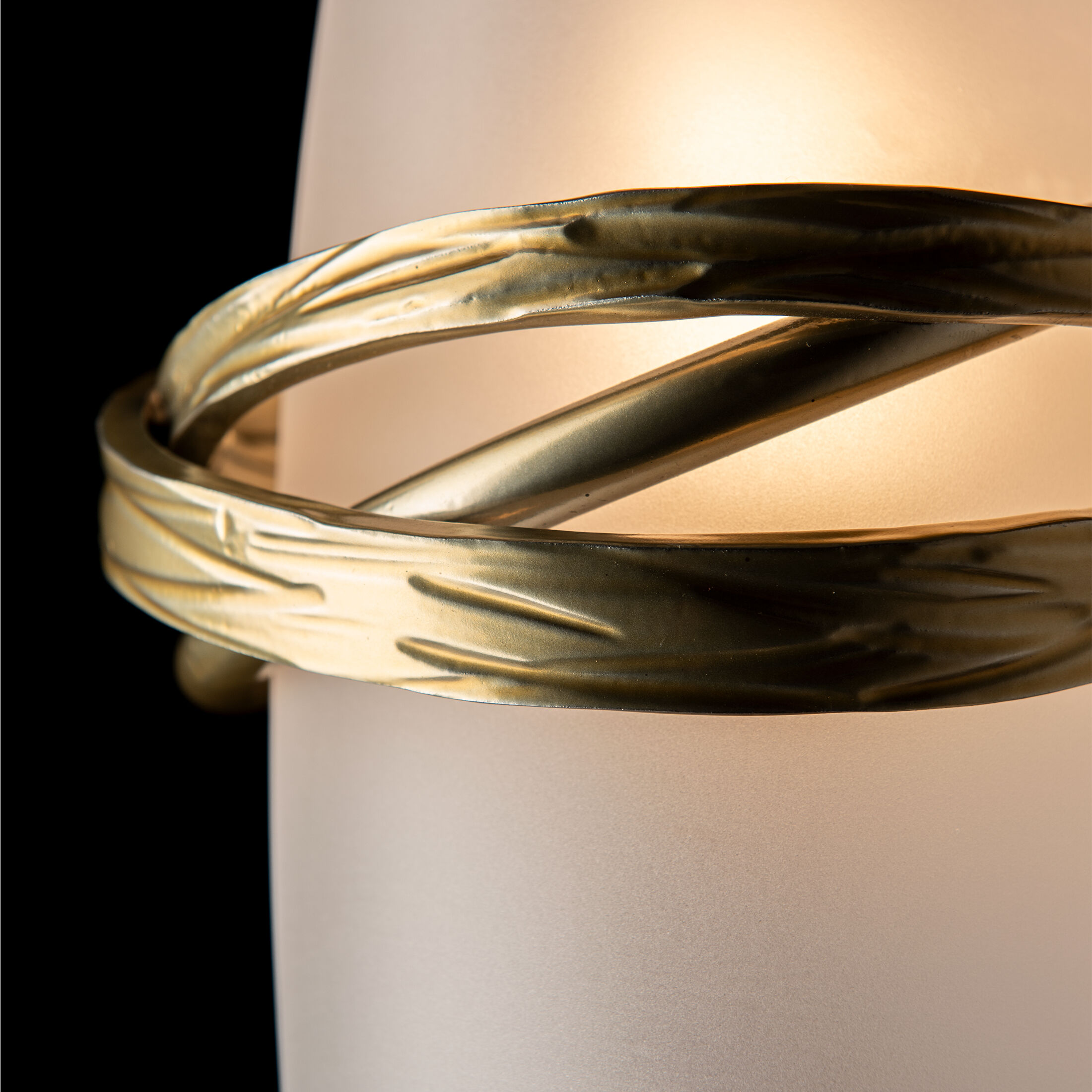 Trilogy 1 Light 7.8 inch Modern Brass Mini Pendant Ceiling Light in Frost with Clear