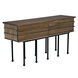 Oliver 60 X 16 inch Dark Walnut Console