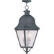 Amwell 3 Light 11 inch Charcoal Outdoor Pendant Lantern