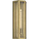 Berens 1 Light 20 inch Natural Brass Outdoor Wall Light