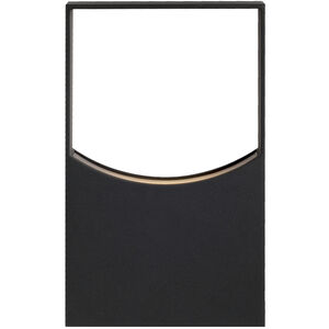 Zodiac LED 12 inch Black Outdoor Wall Sconce