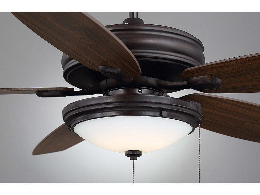 Lucerne LED English Bronze Fan Light kit
