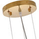 Canada 1 Light 16 inch Gold Pendant Ceiling Light