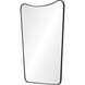 Nashua 36 X 24 inch Matte Black and Clear Mirror