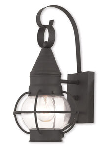 Newburyport 1 Light 14 inch Black Outdoor Wall Lantern