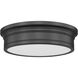 Bentley LED 16 inch Matte Black Flush Mount Ceiling Light