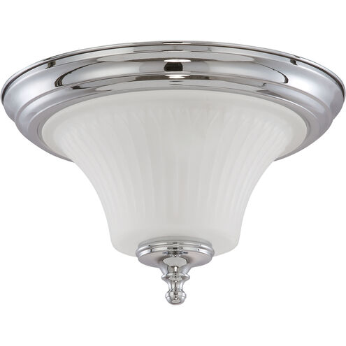 Teller 2 Light 13.25 inch Polished Chrome Flush Mount Ceiling Light