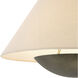 Lisa McDennon Linden 3 Light 24 inch Textured Heritage Brass Chandelier Ceiling Light
