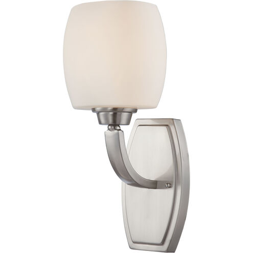 Helium 1 Light 14 inch Brushed Nickel Vanity Light Wall Light