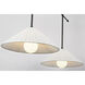 Amber Lewis Soren LED 54 inch Bronze Extended Drop Linear Chandelier Ceiling Light