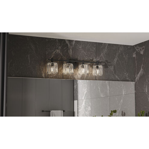 Spade LED 29.75 inch Matte Black Bath Light Wall Light, Extra Large