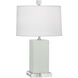 Small Harvey 19.13 inch 60 watt Celadon Accent Lamp Portable Light