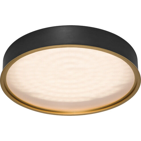 Pan 12 inch Satin Dark Gray Flush Mount Ceiling Light