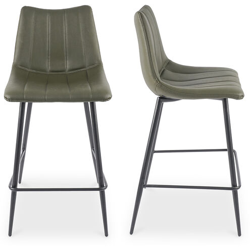 Alibi 37 inch Dark Green Counter Stool, M2