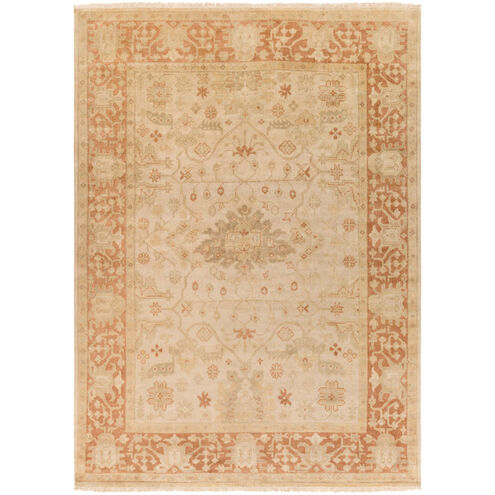 Hillcrest 36 X 24 inch Terracotta, Khaki, Taupe, Cream, Tan, Wheat Rug