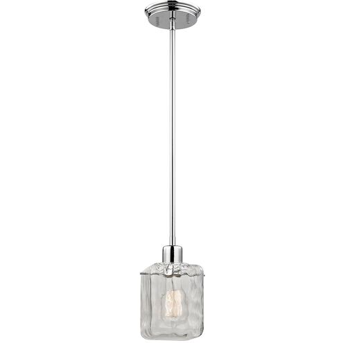 Watercube 1 Light 5 inch Polished Chrome Mini Pendant Ceiling Light