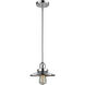 Franklin Restoration Railroad 1 Light 8 inch Polished Chrome Mini Pendant Ceiling Light in Incandescent, Franklin Restoration